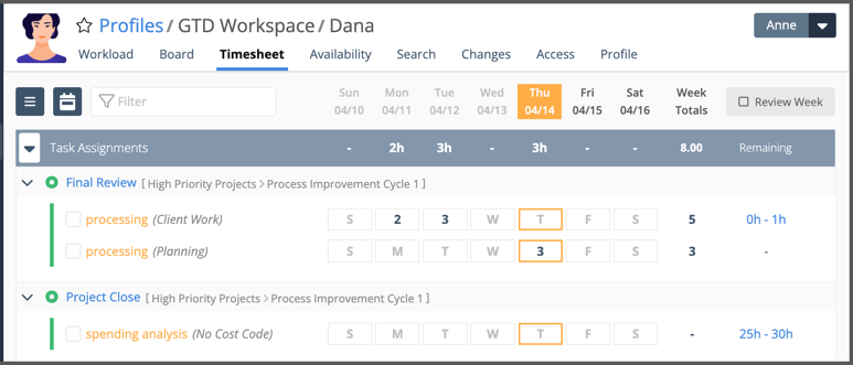 Adding and Editing Cost Codes on the Timesheet
