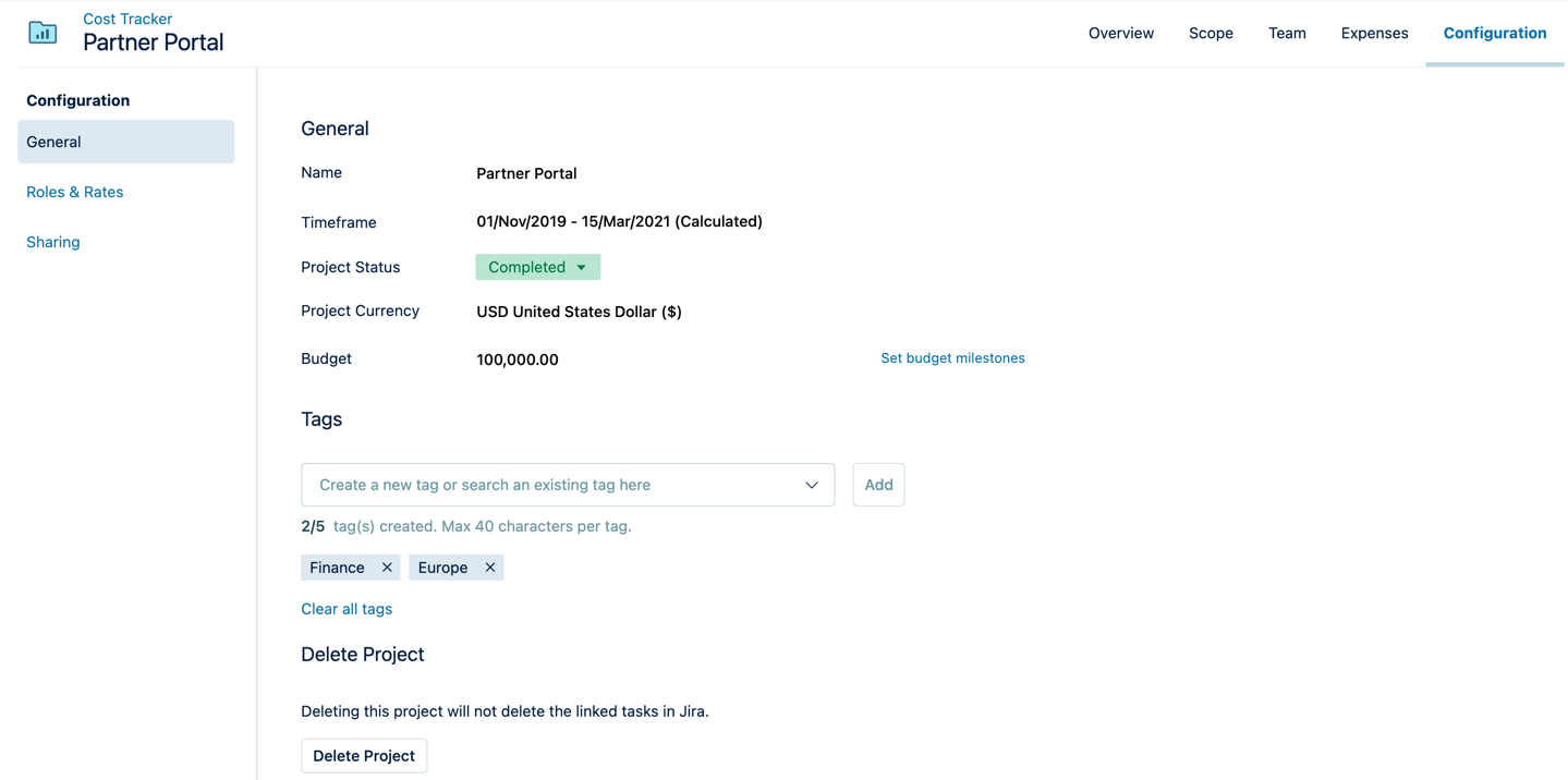 Partner Portal general configuration