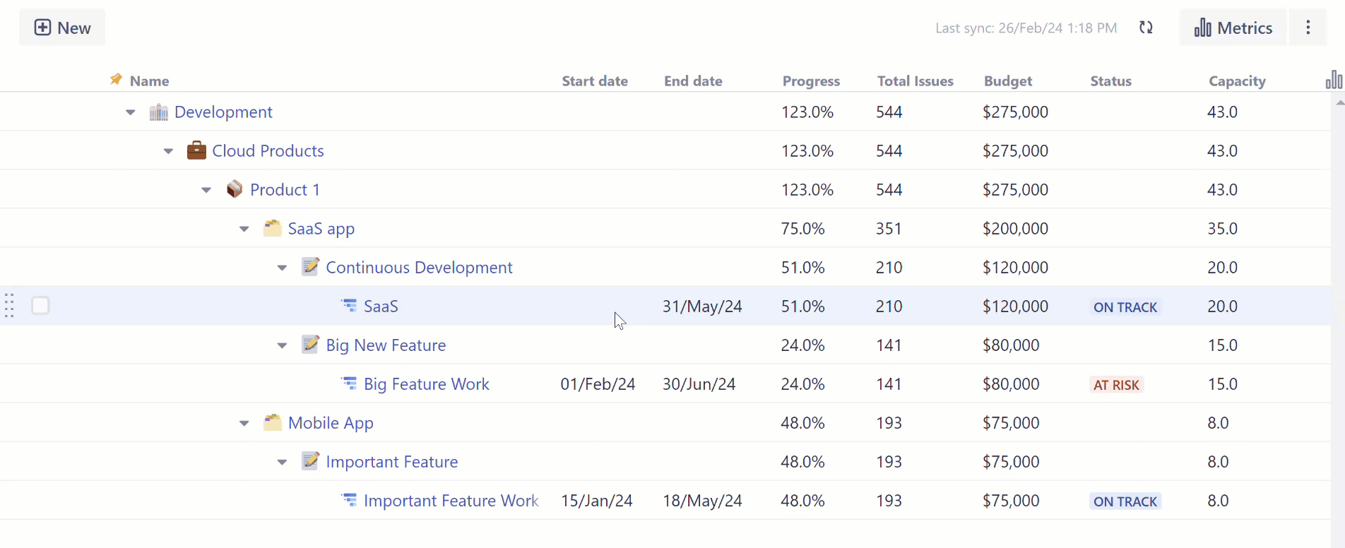 Updating a structure's metric.gif