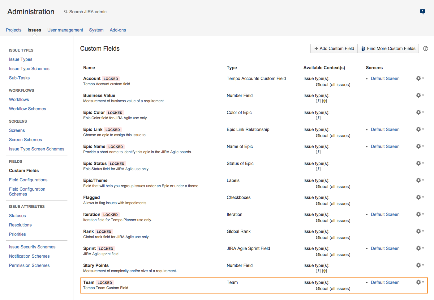 tempo-teams-custom-fields-overview-jira.png