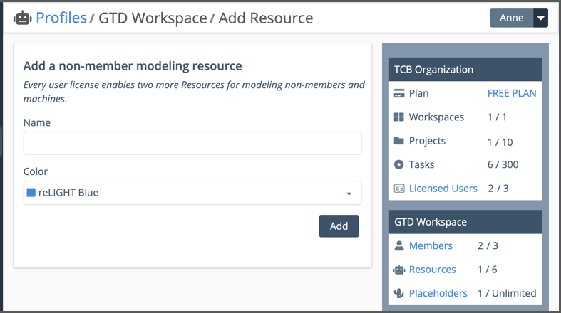 Add Resources to your workspace