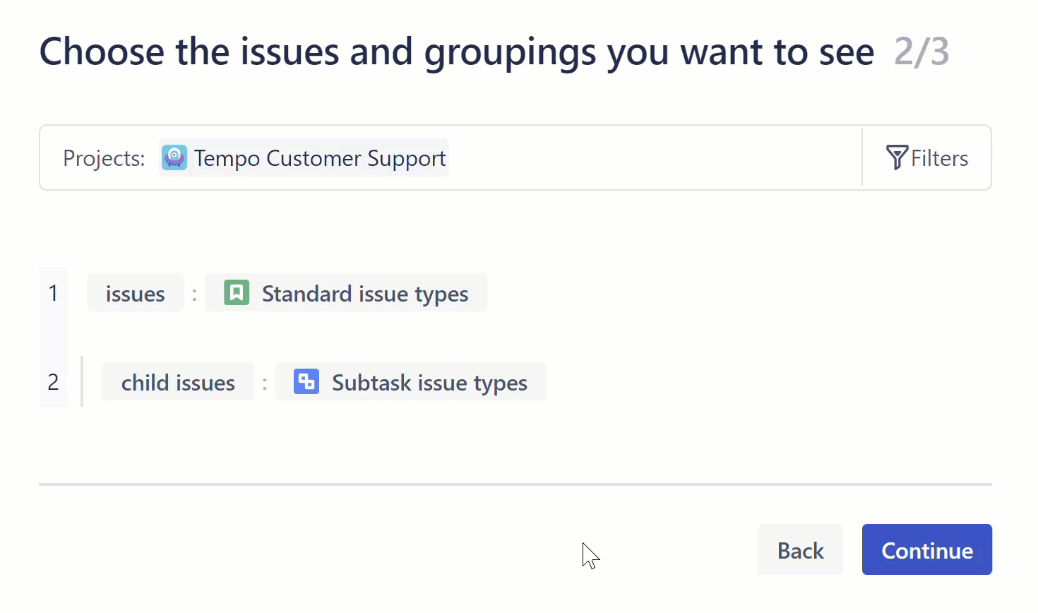 Step 3 - Group by Issue Type.gif