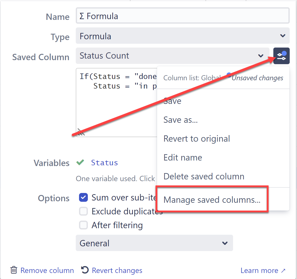 Manage saved columns from formula column.png