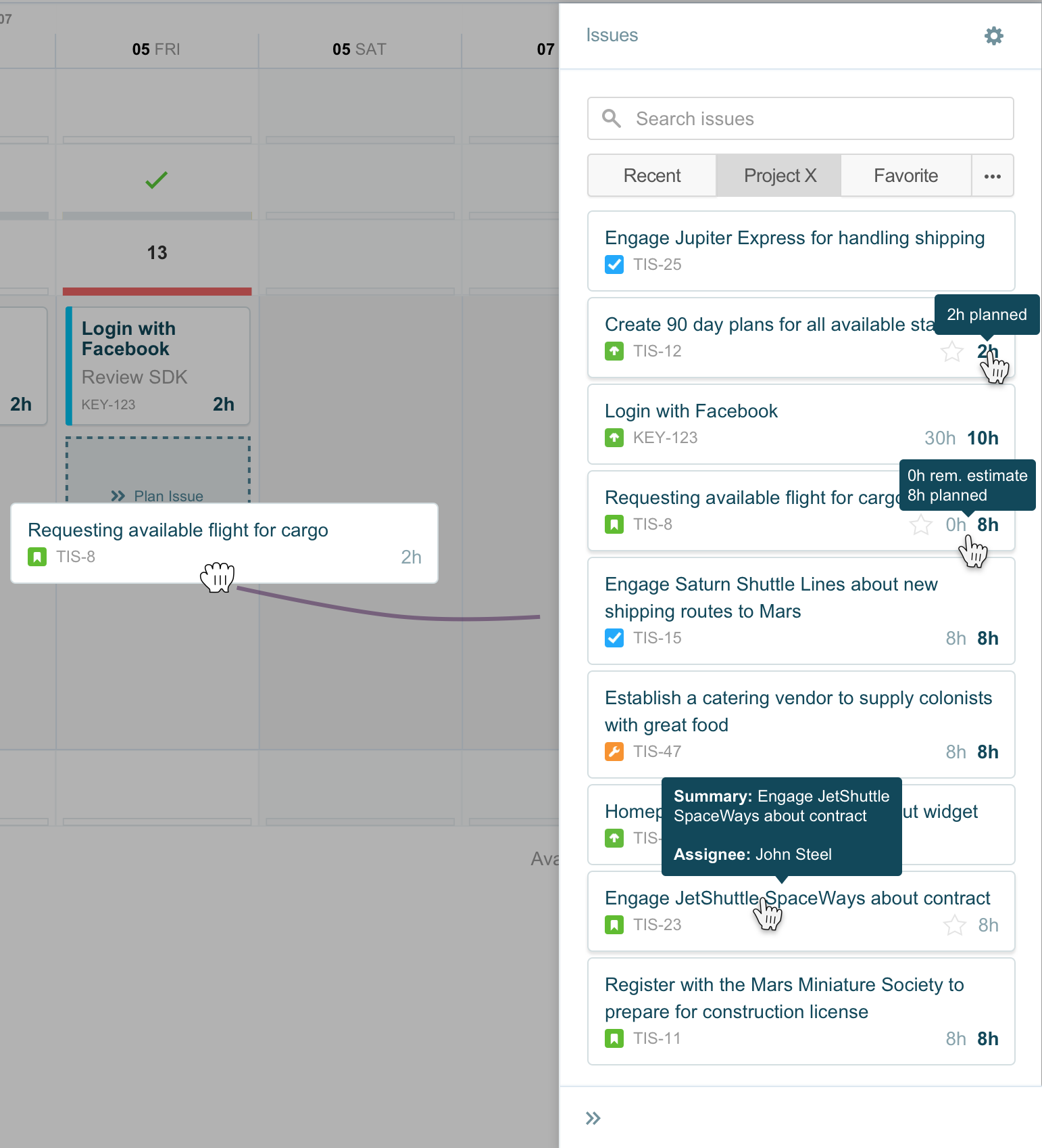 Issue Picker - Sidepanel - drag and drop.png